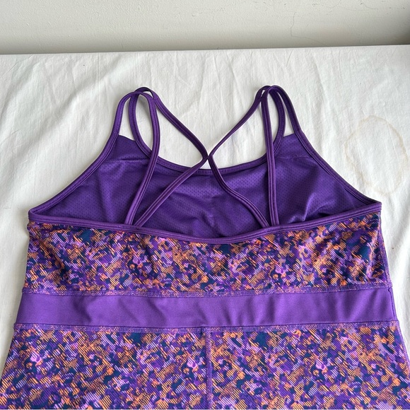 Gaiam Purple Digi Camo Tank Athletic Dress - Picture 10 of 16